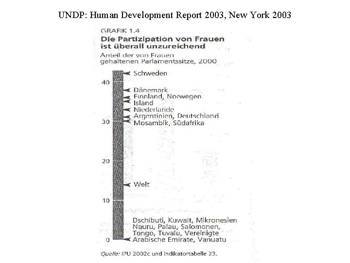 UNDP: Human Development Report 2003, New York 2003 