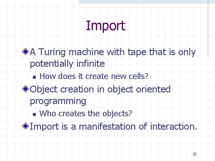 Import A Turing machine with tape that is only potentially infinite n How does