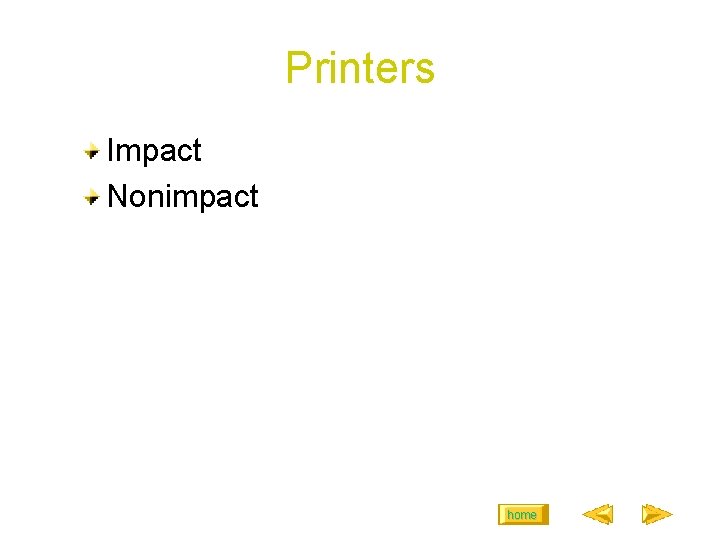 Printers Impact Nonimpact home 