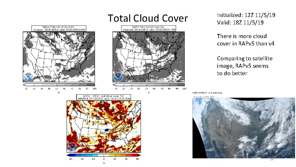 Total Cloud Cover Initialized: 12 Z 11/5/19 Valid: 18 Z 11/5/19 There is more