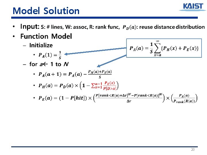 Model Solution • 20 Model Solution • 20