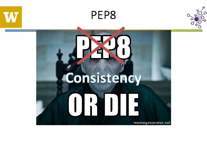 PEP 8 Consistency 