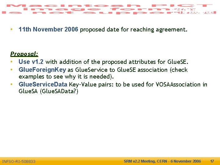 Enabling Grids for E-scienc. E Proposal • 11 th November 2006 proposed date for