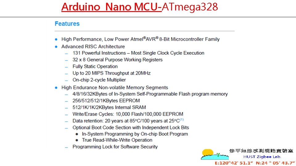 Arduino Nano MCU-ATmega 328 