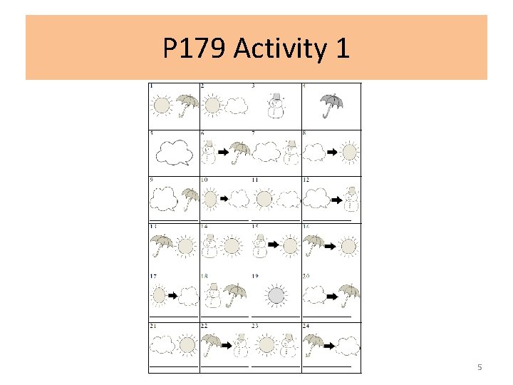 P 179 Activity 1 5 