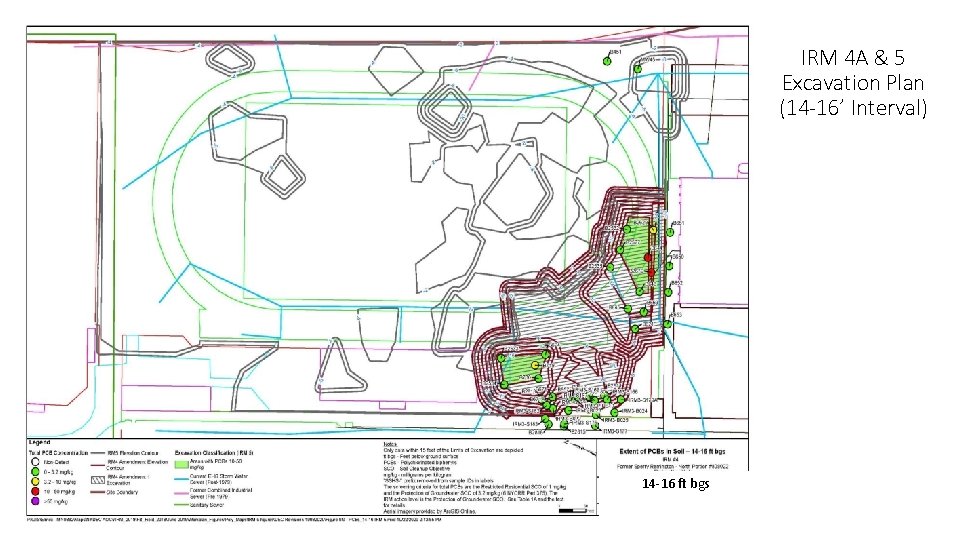 IRM 4 A & 5 Excavation Plan (14 -16’ Interval) 14 -16 ft bgs