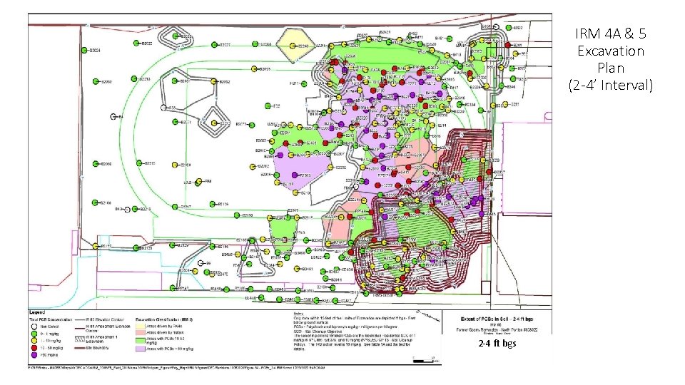 IRM 4 A & 5 Excavation Plan (2 -4’ Interval) 2 -4 ft bgs