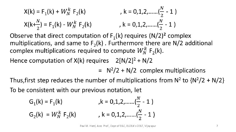  • Ravi M. Hatti, Asst. Prof. , Dept of E&C, BLDEA’s CE&T, Vijayapur