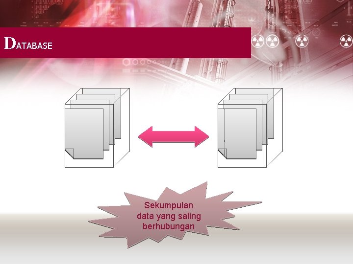 DATABASE Sekumpulan data yang saling berhubungan 