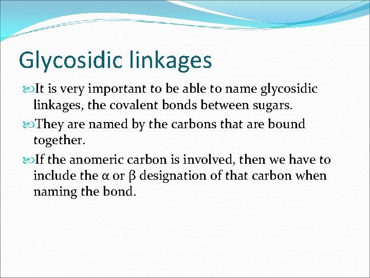 Simple sugars Carbohydrates Basic formula CH 2 On