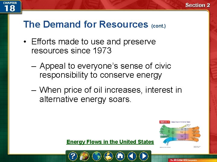 The Demand for Resources (cont. ) • Efforts made to use and preserve resources The Demand for Resources (cont. ) • Efforts made to use and preserve resources