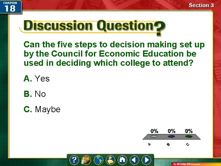 Can the five steps to decision making set up by the Council for Economic Can the five steps to decision making set up by the Council for Economic