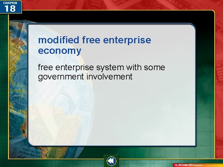 modified free enterprise economy free enterprise system with some government involvement  modified free enterprise economy free enterprise system with some government involvement