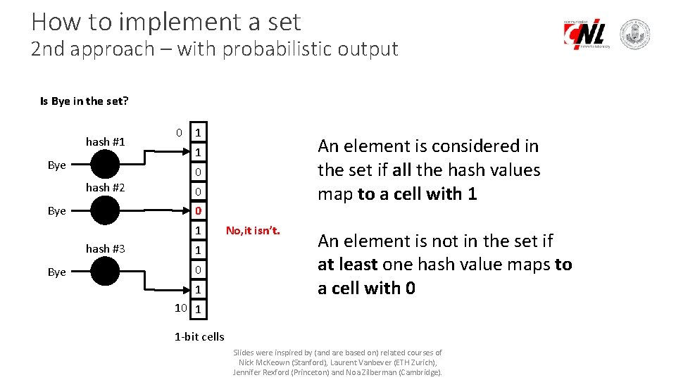 How to implement a set 2 nd approach – with probabilistic output Is Bye