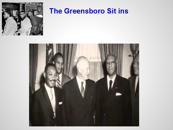 The Greensboro Sit ins 