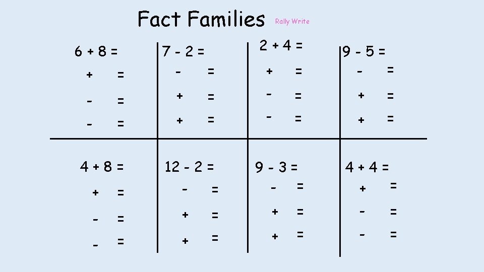 DAY EIGHT Counting Reading numbers Step 7 8