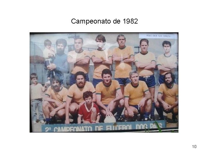 Campeonato de 1982 10 