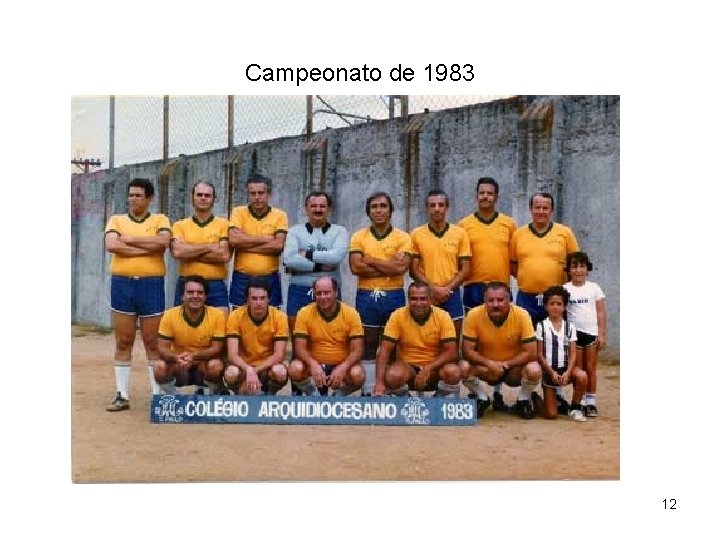 Campeonato de 1983 12 