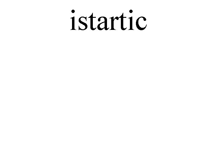 istartic 