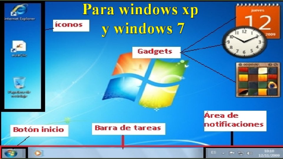 Para windows xp y windows 7 