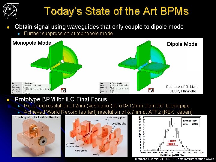 Today’s State of the Art BPMs ● Obtain signal using waveguides that only couple
