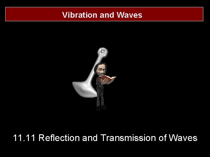 Vibration and Waves 11. 11 Reflection and Transmission of Waves 