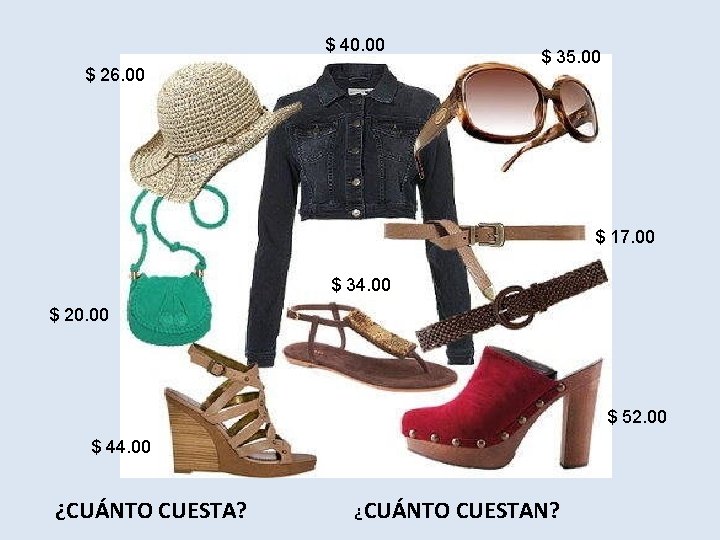 $ 40. 00 $ 26. 00 $ 35. 00 $ 17. 00 $ 34.