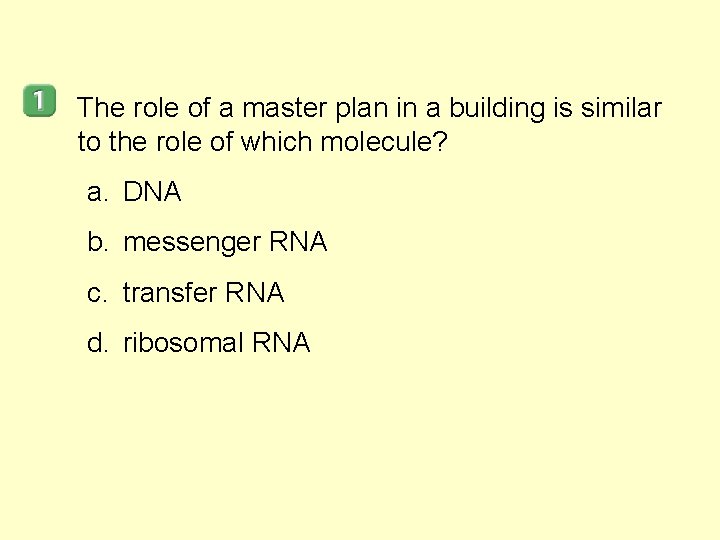 The role of a master plan in a building is similar to the role