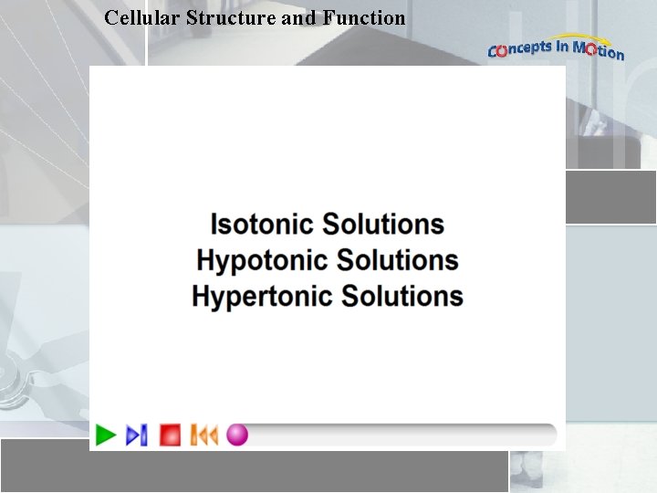 Cellular Structure and Function 