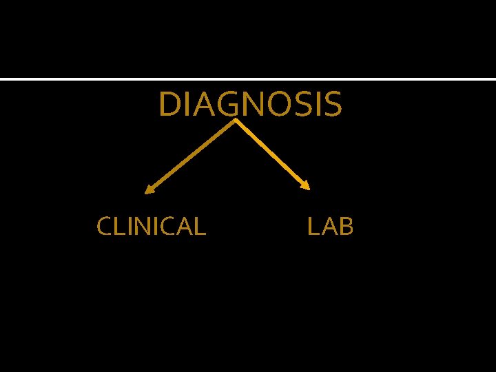 DIAGNOSIS CLINICAL LAB 