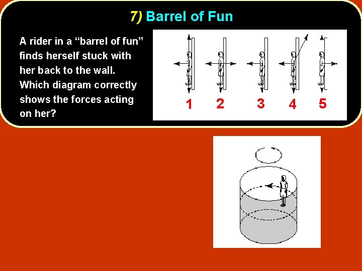 7) Barrel of Fun A rider in a “barrel of fun” finds herself stuck