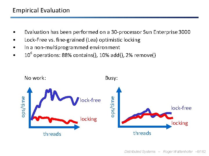 Empirical Evaluation has been performed on a 30 -processor Sun Enterprise 3000 Lock-Free vs.