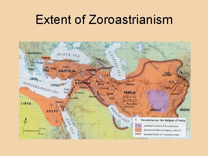 Extent of Zoroastrianism 