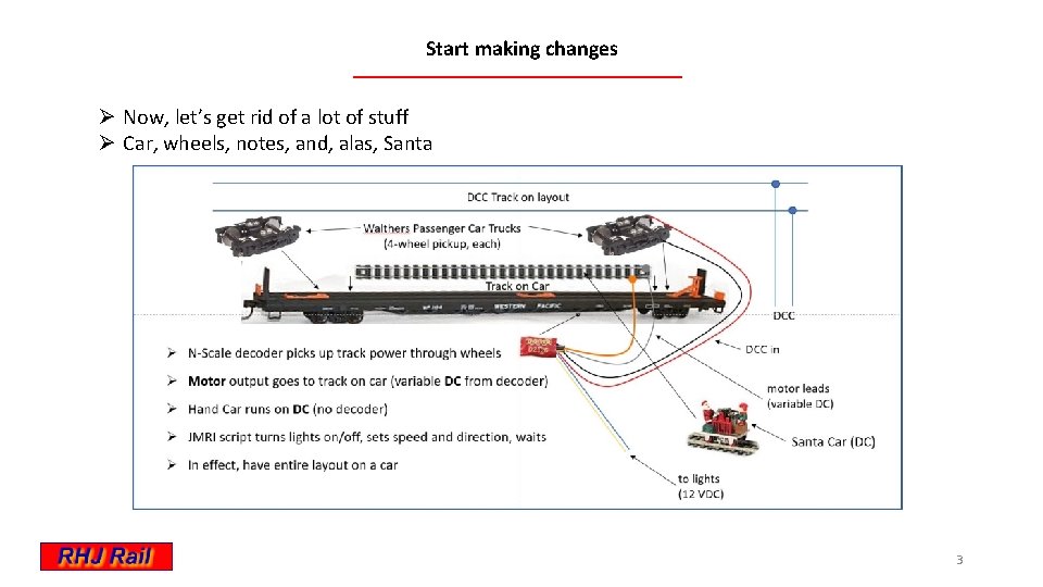 Start making changes Ø Now, let’s get rid of a lot of stuff Ø