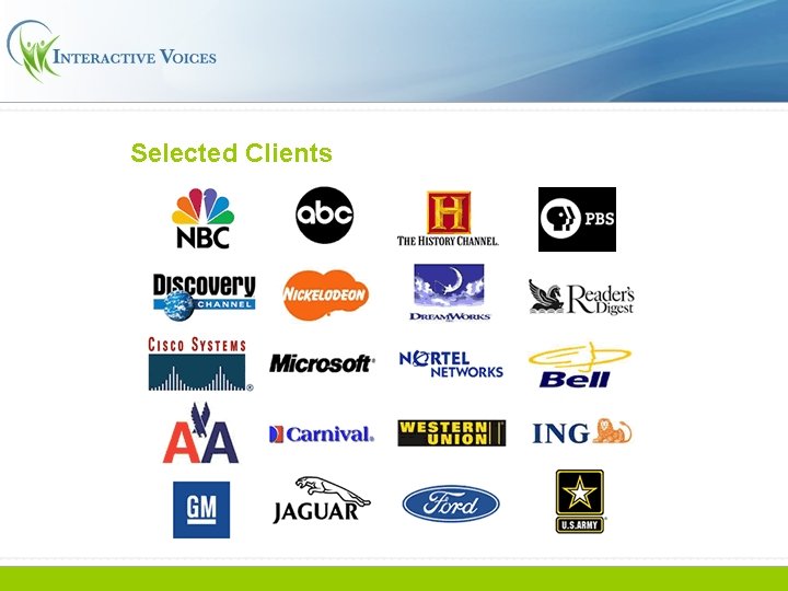 Selected Clients 