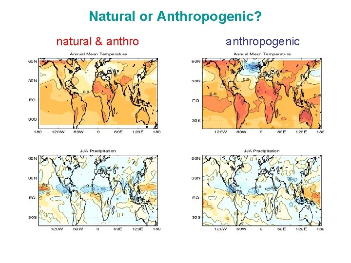 Natural or Anthropogenic? natural & anthropogenic 