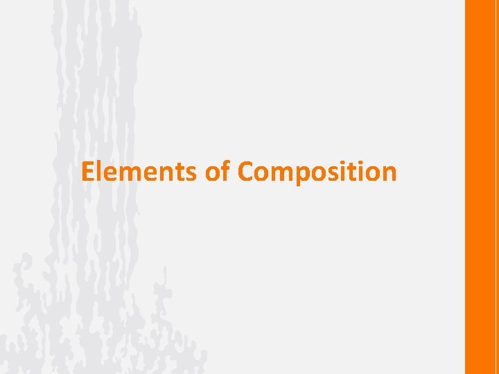 Elements of Composition 