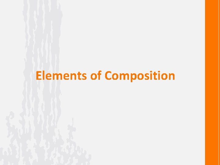 Elements of Composition 