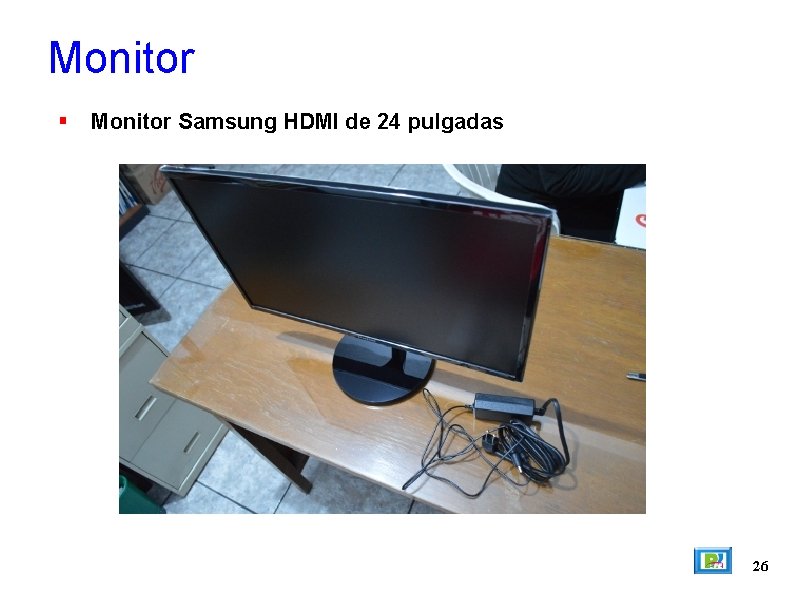Monitor Samsung HDMI de 24 pulgadas 26 