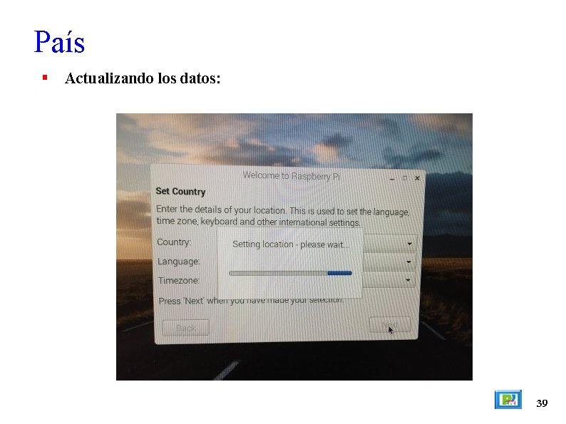 País Actualizando los datos: 39 