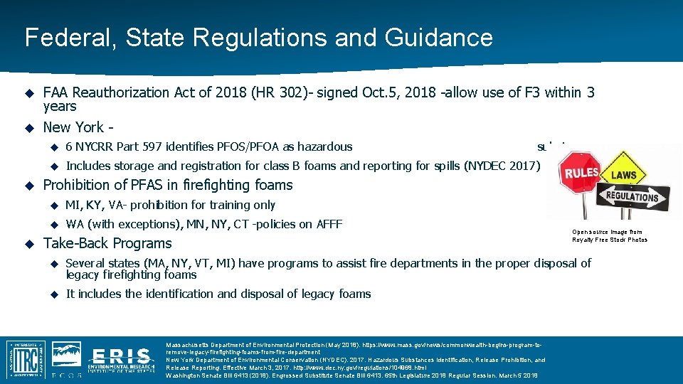 Federal, State Regulations and Guidance FAA Reauthorization Act of 2018 (HR 302)- signed Oct.