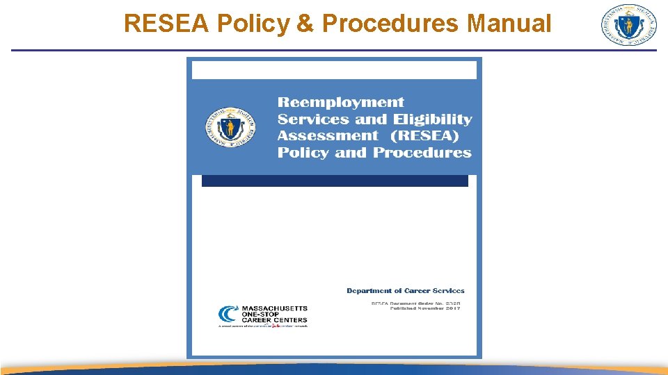 RESEA Policy & Procedures Manual 