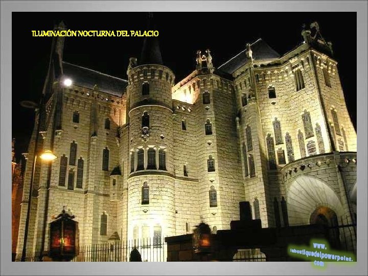 ILUMINACIÓN NOCTURNA DEL PALACIO 