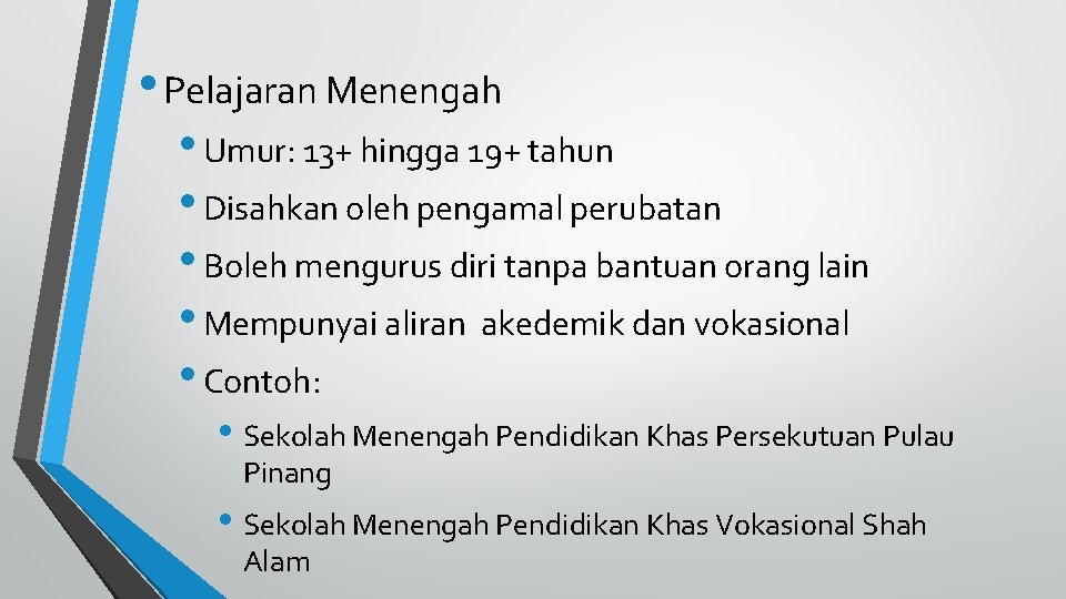  • Pelajaran Menengah • Umur: 13+ hingga 19+ tahun • Disahkan oleh pengamal