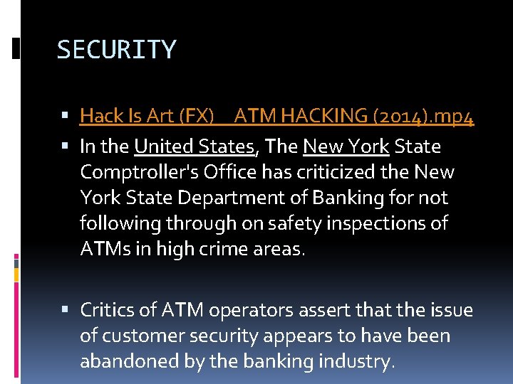 SECURITY Hack Is Art (FX) _ ATM HACKING (2014). mp 4 In the United SECURITY Hack Is Art (FX) _ ATM HACKING (2014). mp 4 In the United