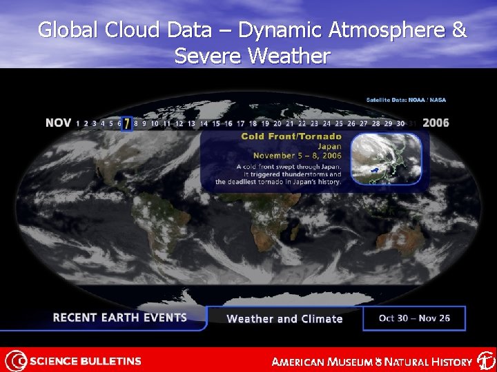 Global Cloud Data – Dynamic Atmosphere & Severe Weather 