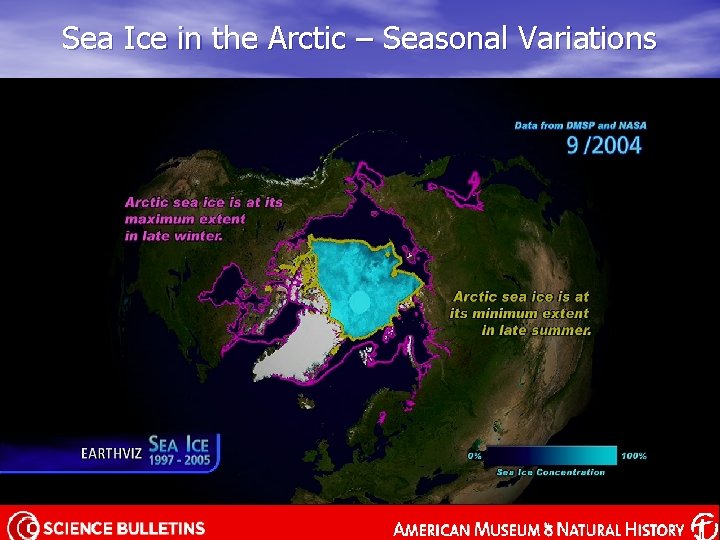 Sea Ice in the Arctic – Seasonal Variations 