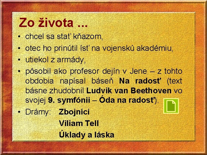 Zo života. . . • • chcel sa stať kňazom, otec ho prinútil ísť