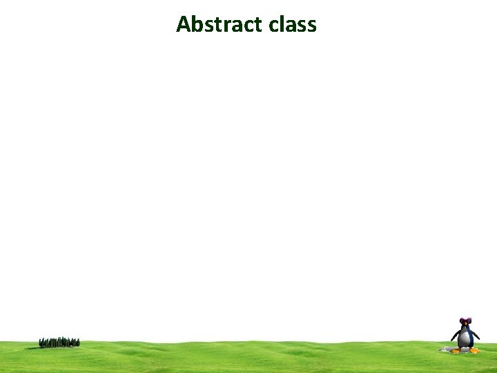 Abstract class 6 