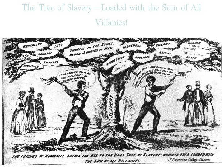 The Tree of Slavery—Loaded with the Sum of All Villanies! 